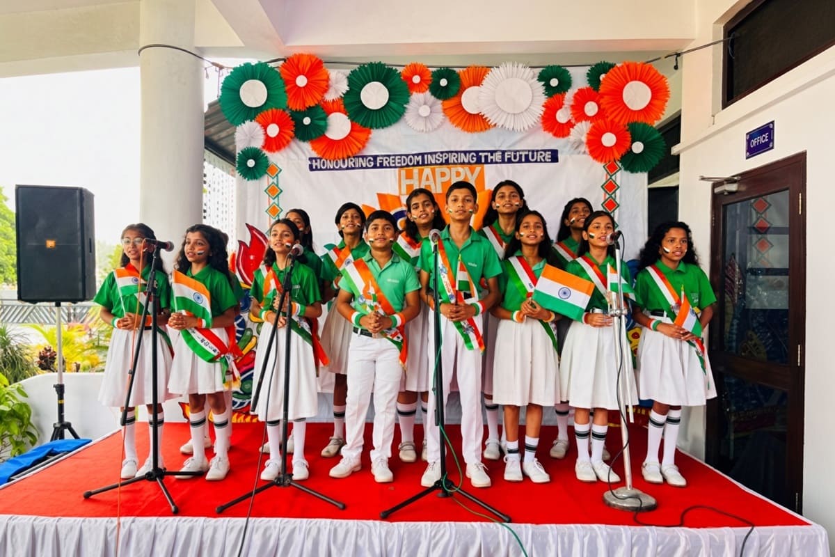 Students performing